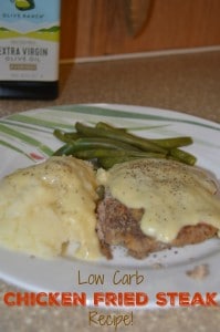 Low Carb Chicken Fried Steak Recipe!