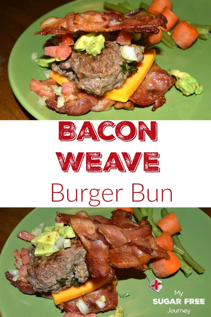 Want a hamburger that you don['t have to eat with a fork? Try this awesome Bacon weave Hamburger Bun Recipe!