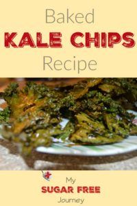 A Light and Crispy Baked Kale Chips Recipe.  Easy to Make and is a Great Side Dish or Snack!